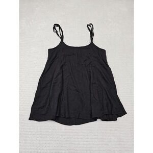 Hot Topic Shirt Womens Large Black Tank Top Flowy